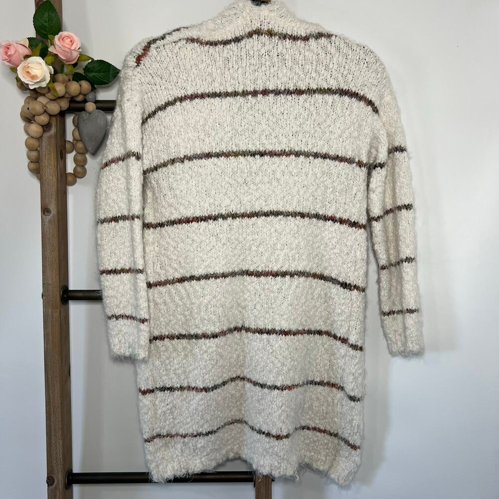Altard State Long Sleeve Fuzzy Striped Cardigan Size X Small - Picture 5 of 7